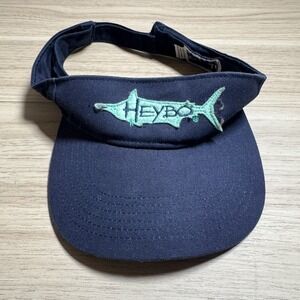 Heybo Southern By Choice Visor Mens‎ Blue Cotton Sports Outdoor Adjustable